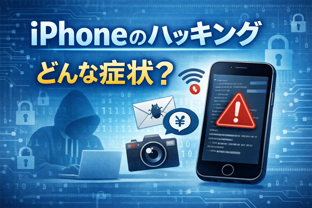 iPhoneがハッキングされたと不安なときの見分け方