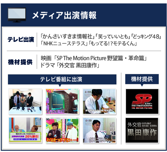 継野勇一のテレビ出演